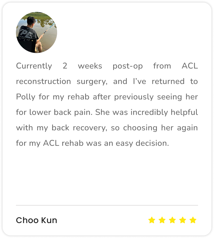 Google review of Redefined physiotherapy & fitness